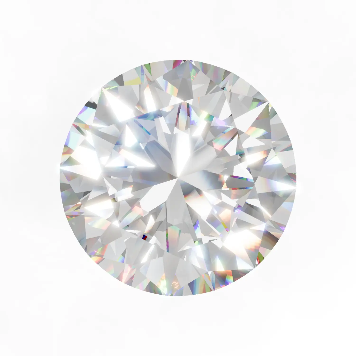 Dispersion effect — rainbow fire
