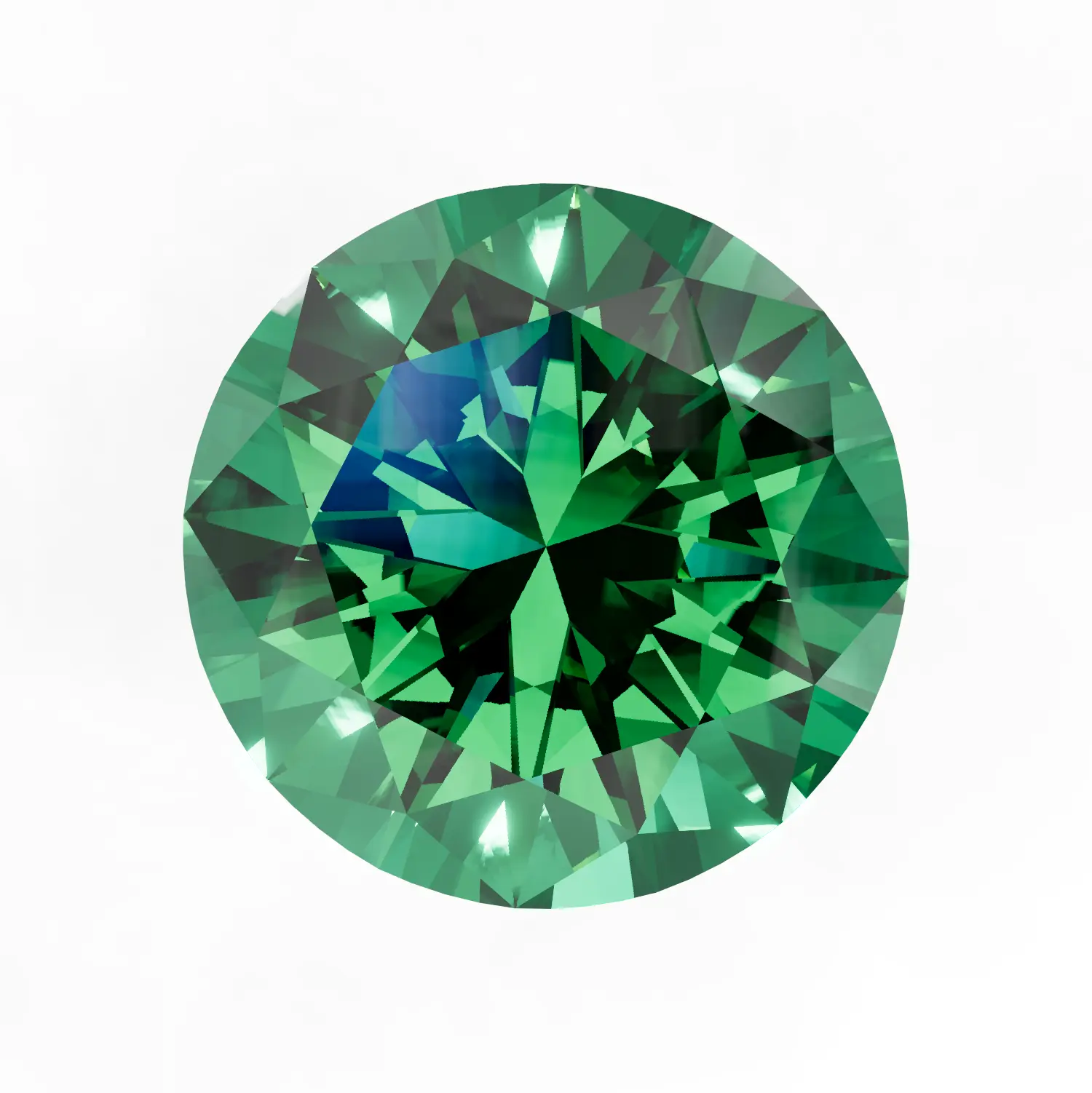 Colored diamond material