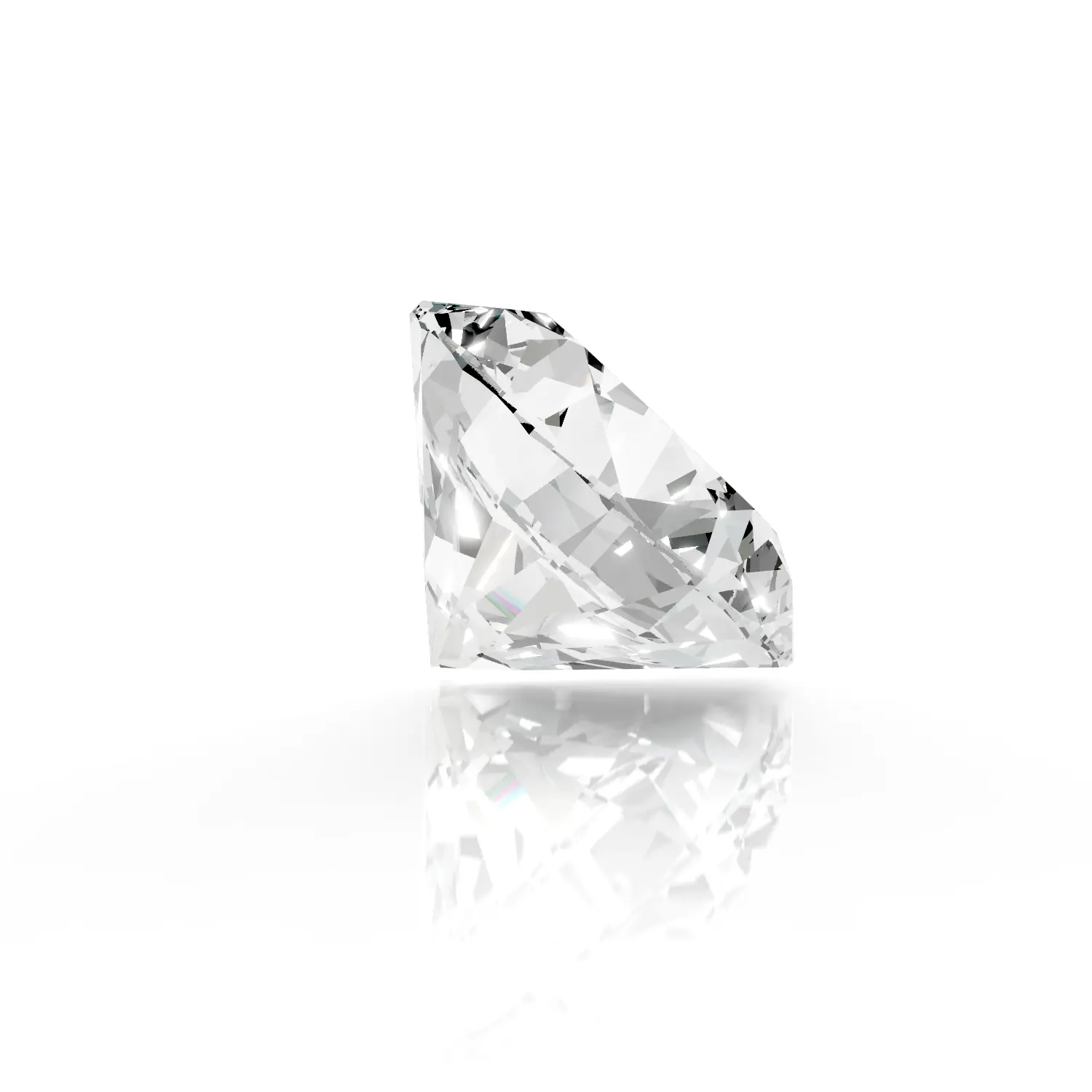 Diamond — side view