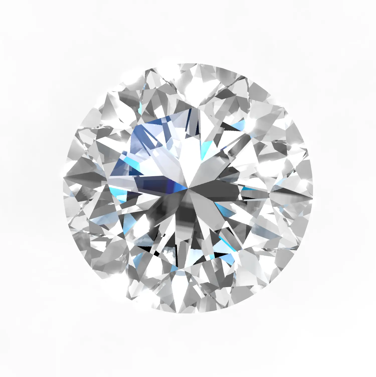 Transmission — metal prongs visible through diamond