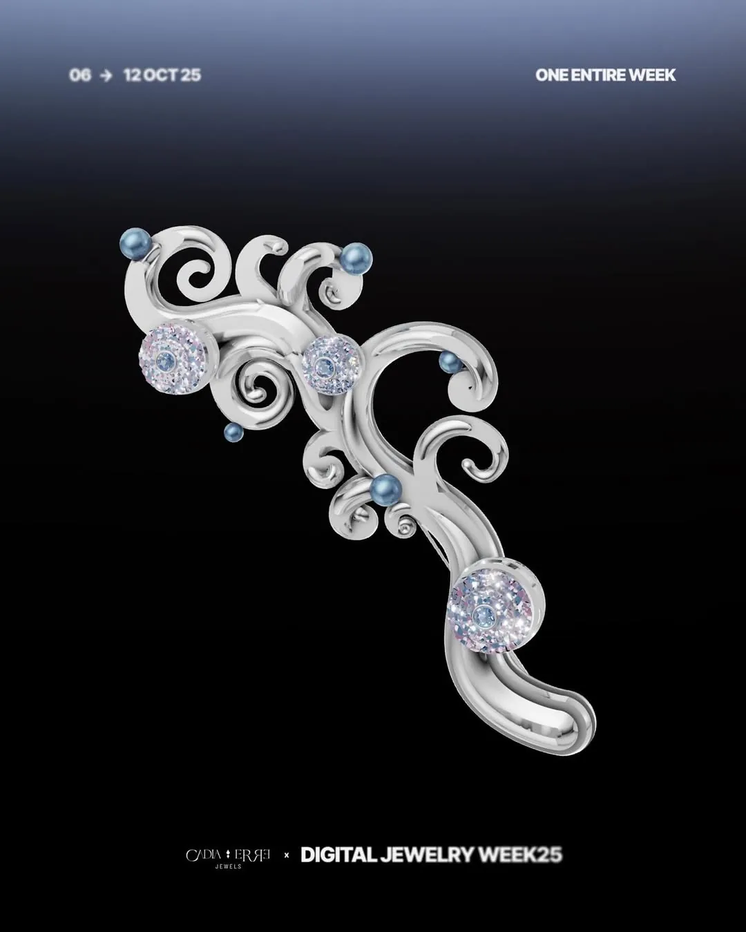 The pendant on the poster of Digital Jewelry Week 2025