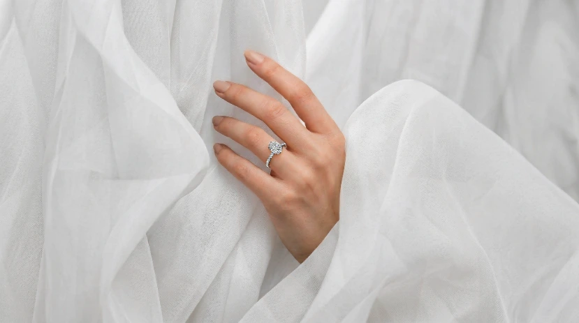 A ring rendered with OnBody on a hand photo