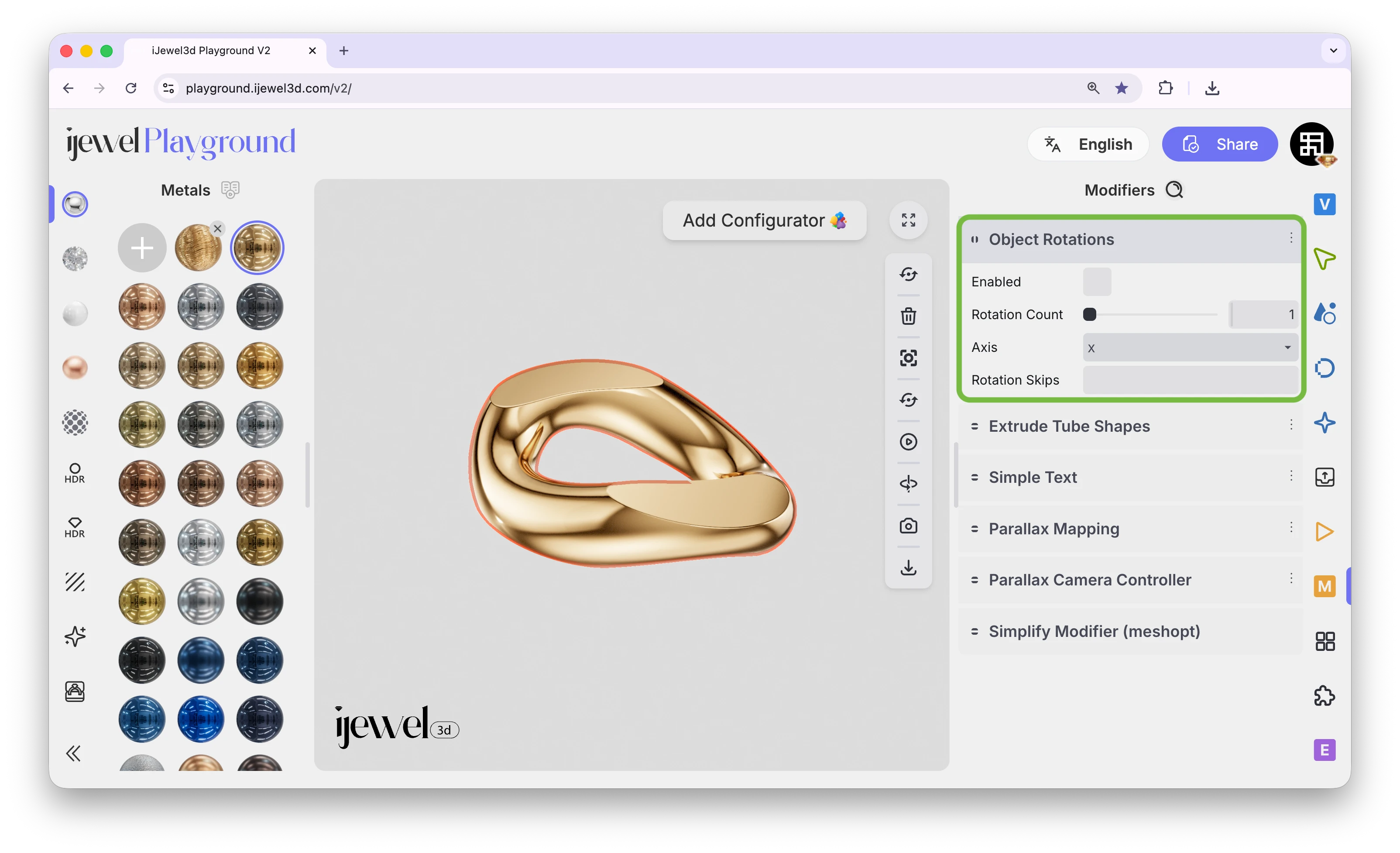 Object Rotation modifier