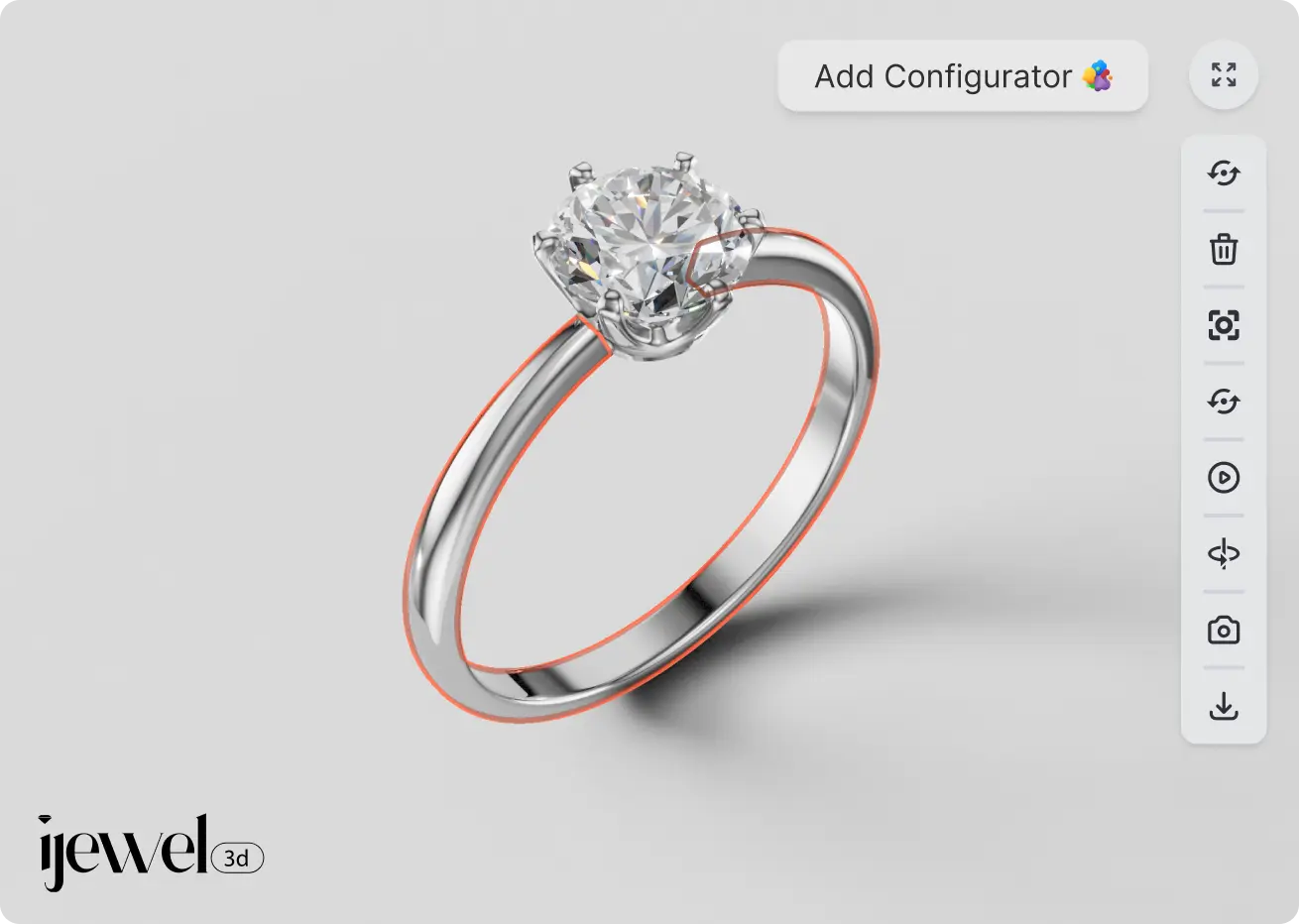 Selected object with Add Configurator button